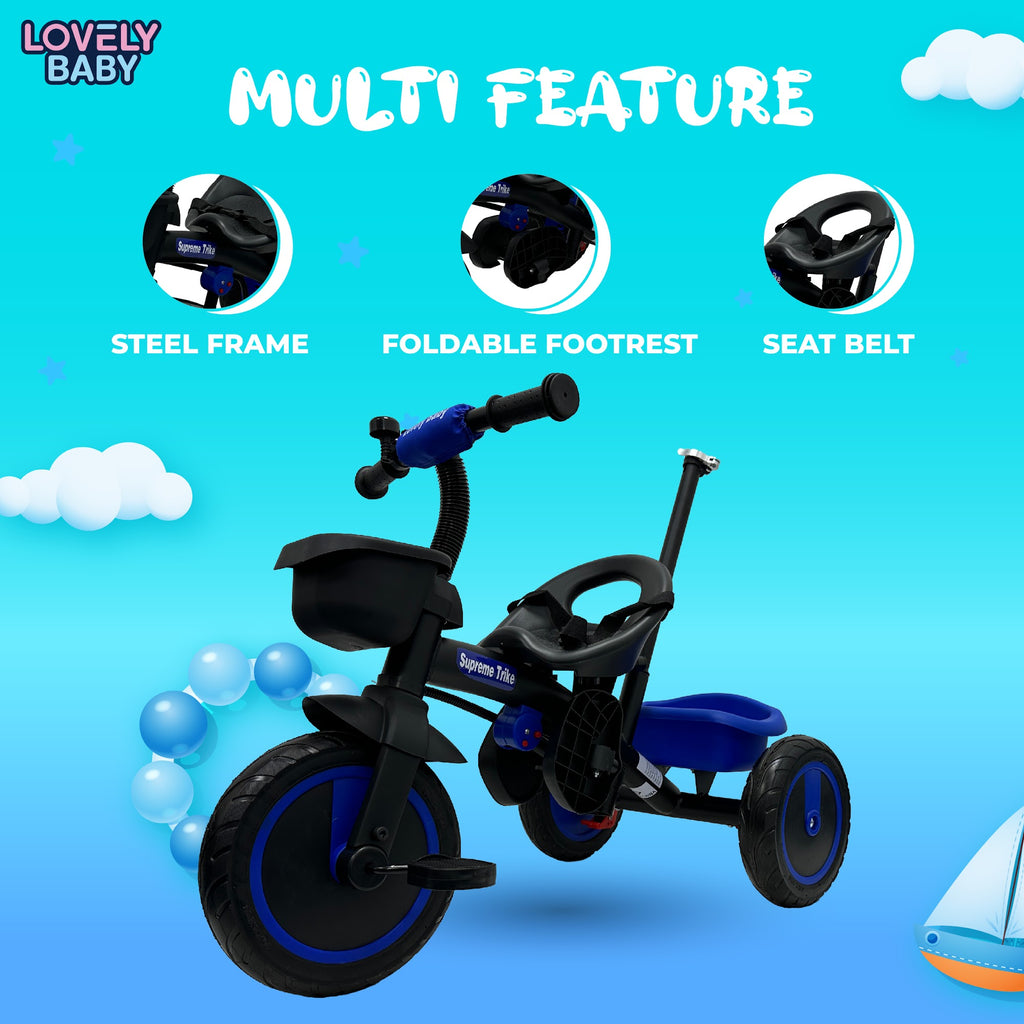 Lovely Baby Lovely Baby - Luv Lap Kids Tricycle - Blue - additional view 6