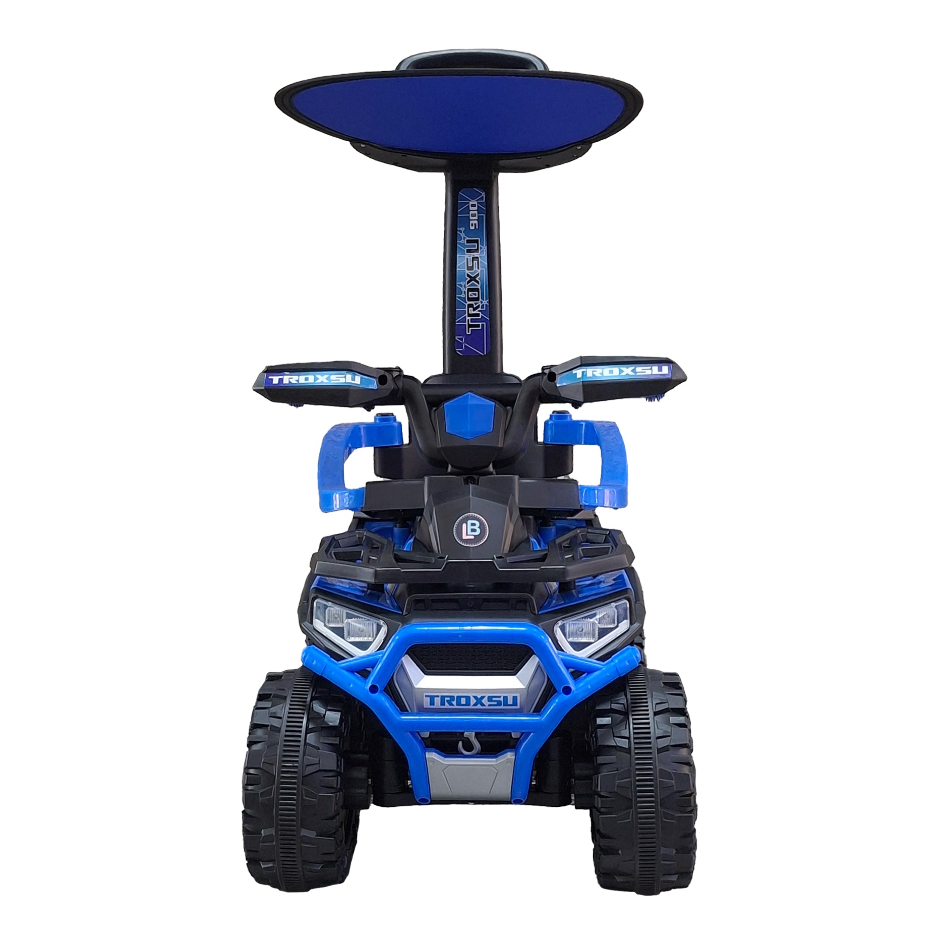 Lovely Baby Lovely Baby Troxsu Ride On Push Car - Blue - lifestyle view