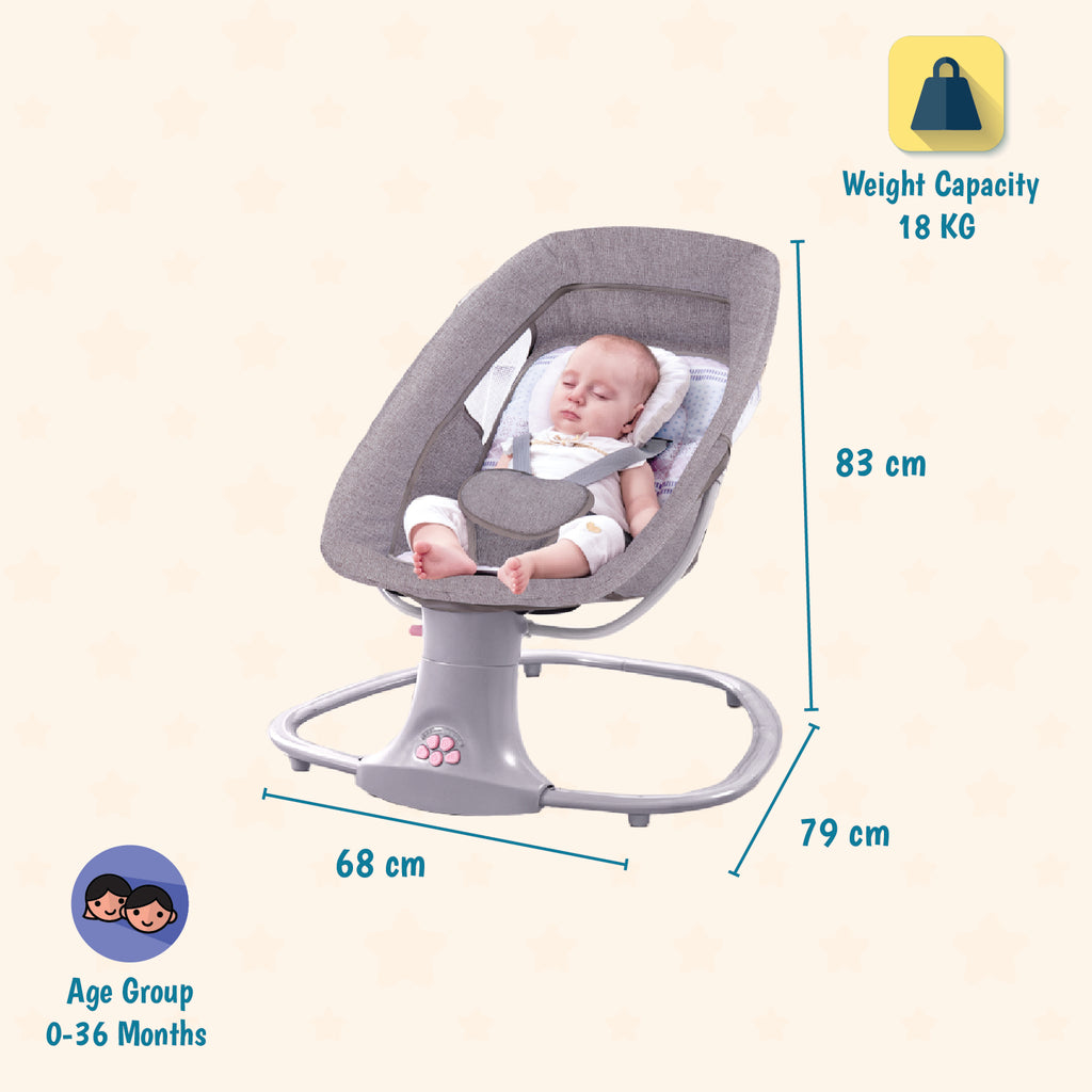 Mastela 3 In 1 Deluxe Multi-Functional Swing & Bassinet - Beige
