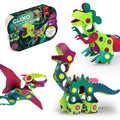 Clixo Dino Discovery Pack - 22 Piece Magnetic Building Set