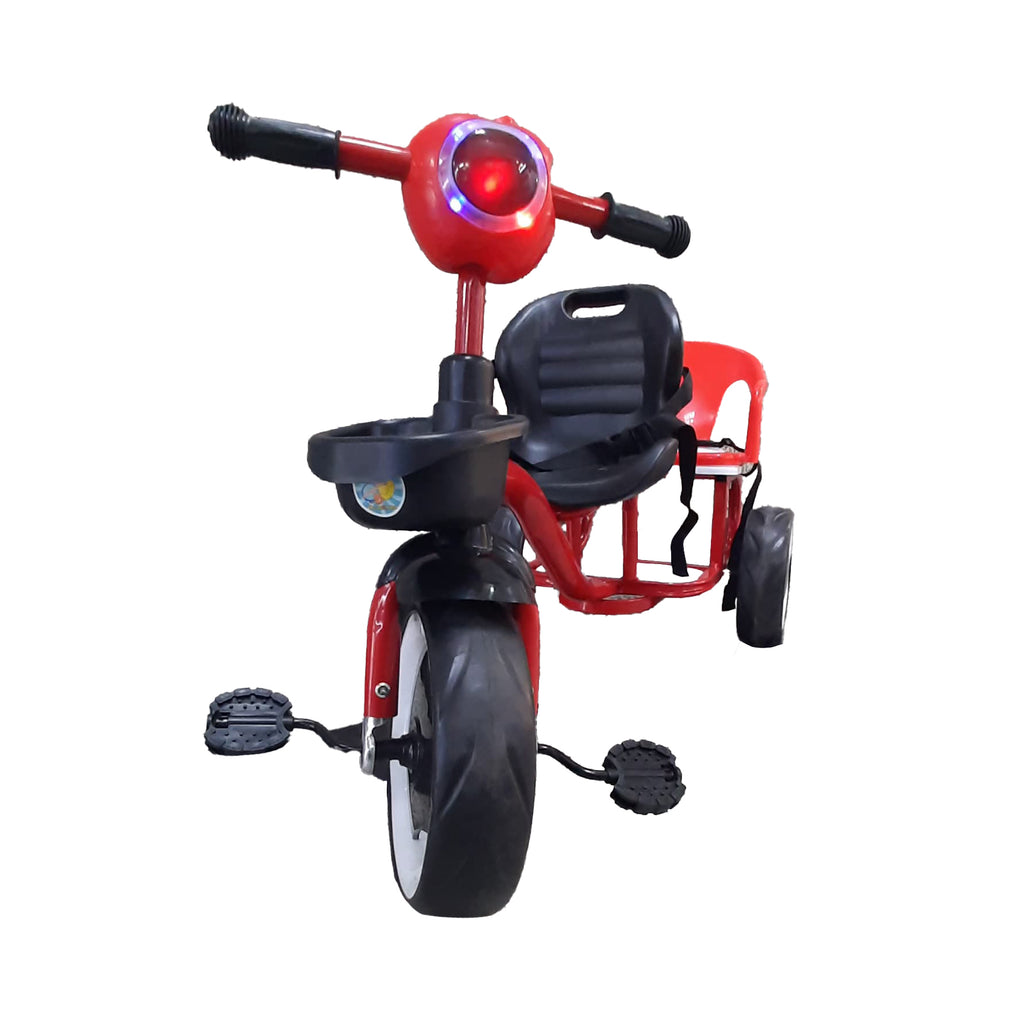 Lovely Baby Lovely Baby 2-Seater Kids Tricycle with Interactive Lights & Music - Red - product hero