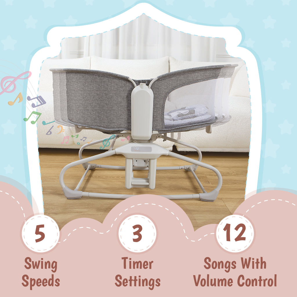 Mastela 4-in-1 Swing & Bassinet - Monkey