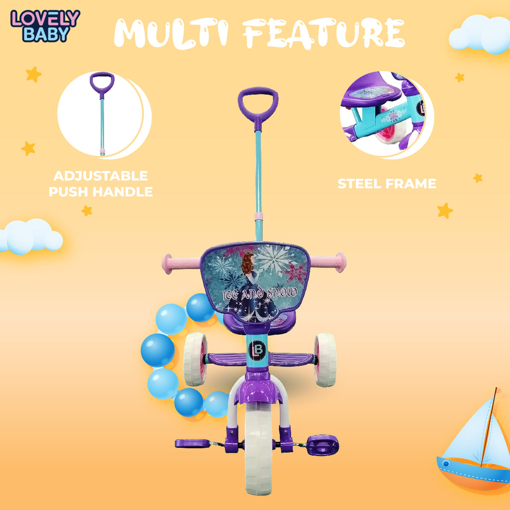 Lovely Baby Lovely Baby Smart Kids Tricycle - Princess - lifestyle view