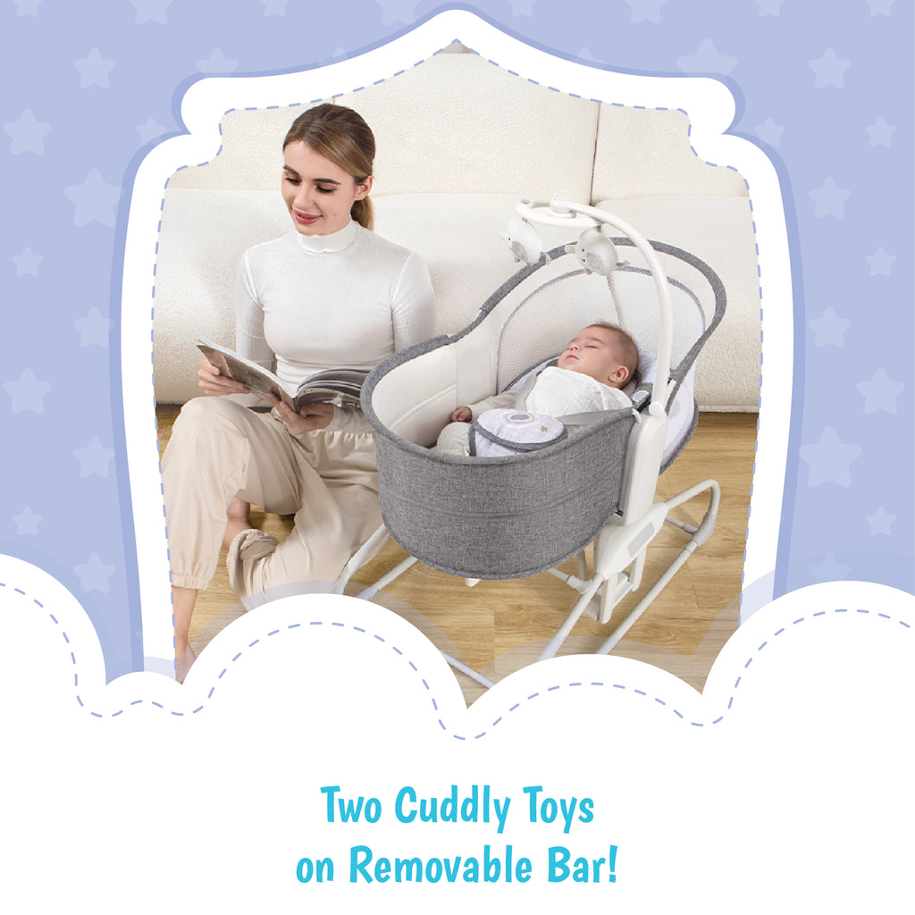 Mastela 4-in-1 Swing & Bassinet - Monkey