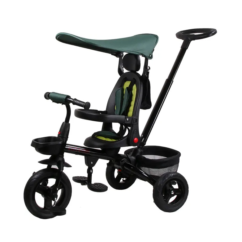 Lovely Baby Lovely Baby Smart Kids Tricycle Stroller with 360° Rotating Seat & EVA Wheels - Green - product hero
