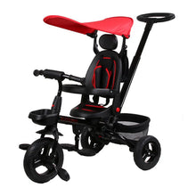 Lovely Baby Lovely Baby Smart Kids Tricycle Stroller with 360° Rotating Seat & EVA Wheels - Red - alternate angle