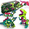 Clixo Dino Adventure Pack - 36 Piece Magnetic Building Set