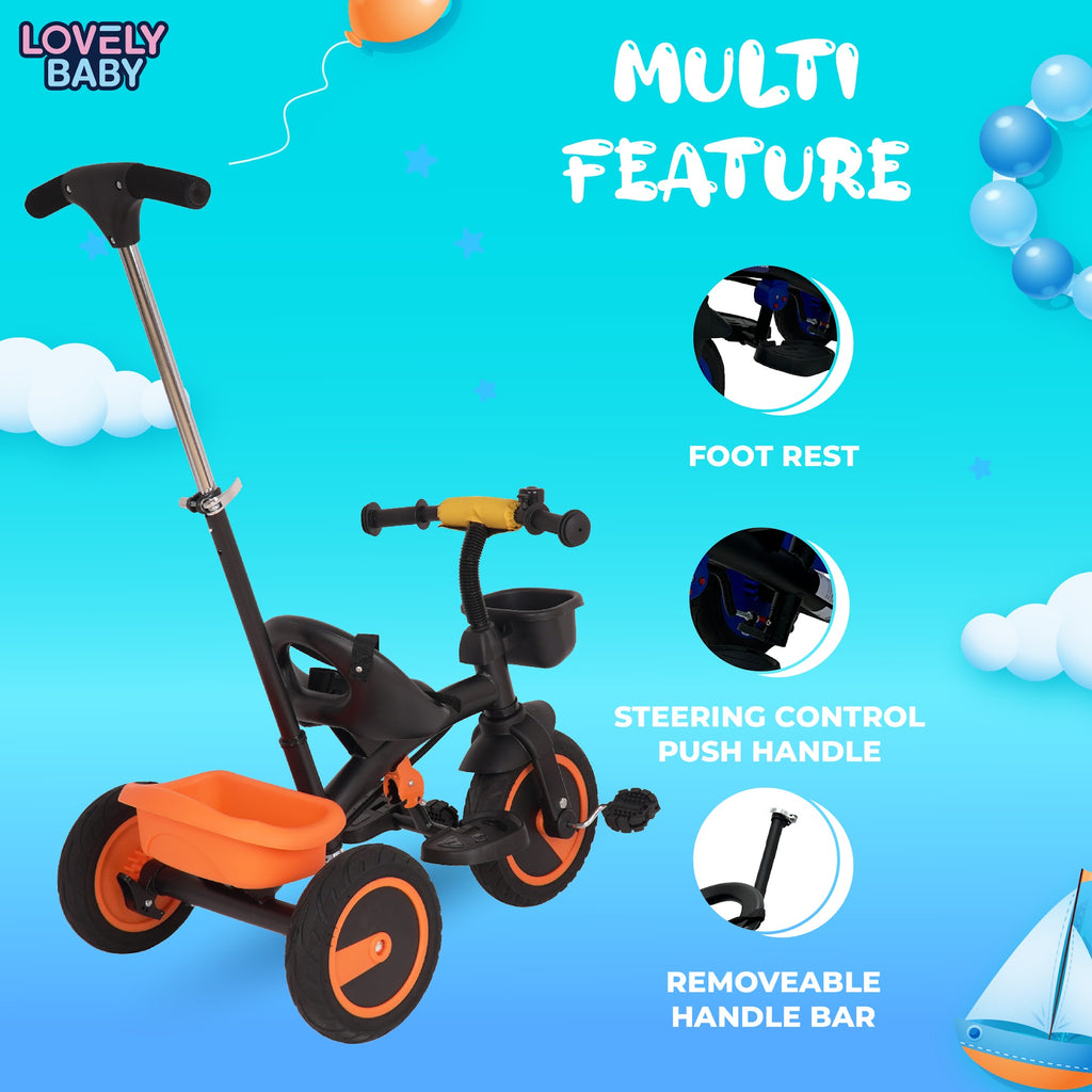 Lovely Baby Lovely Baby - Luv Lap Kids Tricycle - Orange - additional view 6