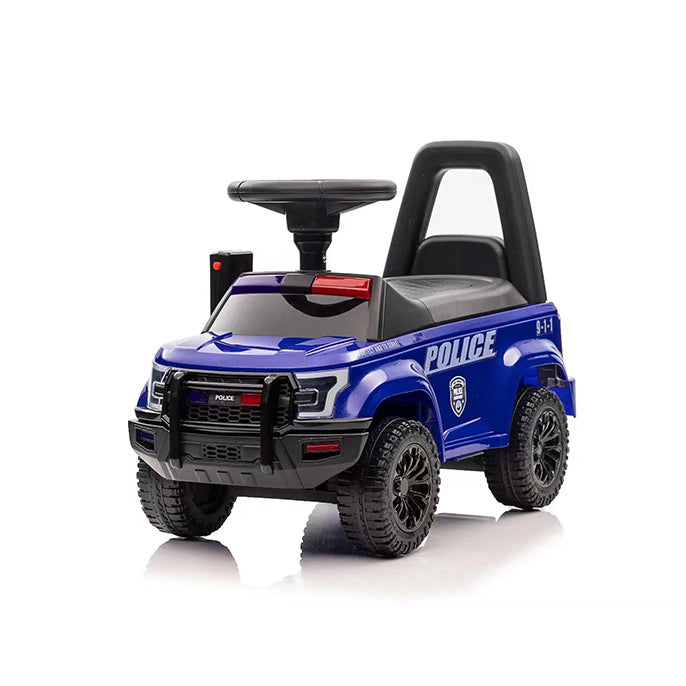 Lovely Baby Lovely Baby Police Patrol Kids Ride-On Push Car - Blue - product hero