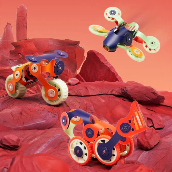 Clixo Mars Rovers Pack - 30 Piece Magnetic Building Set