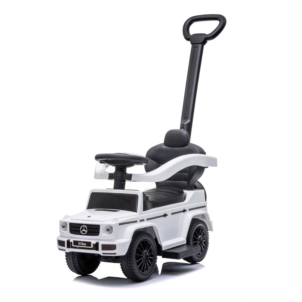 Lovely Baby Mercedes-Benz G-Class Kids Ride-On Push Car - White - alternate angle