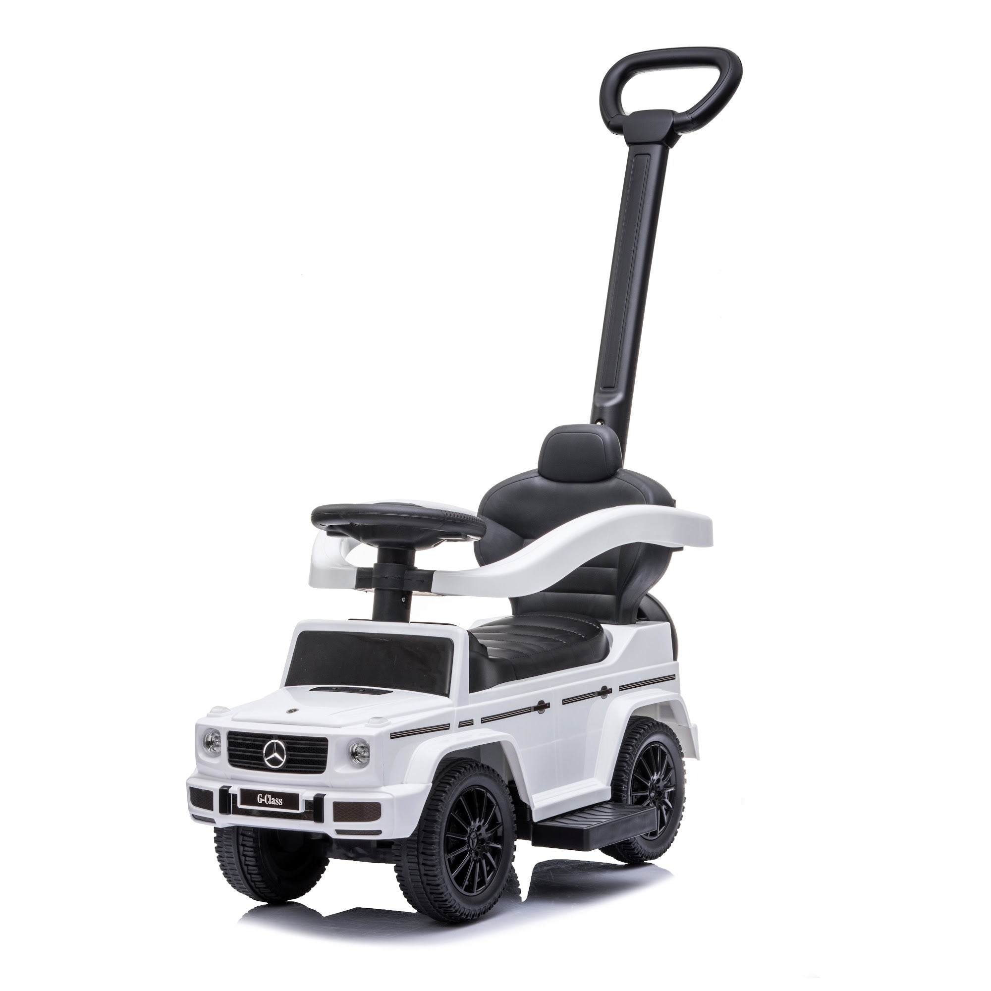 Lovely Baby Mercedes-Benz G-Class Kids Ride-On Push Car - White - alternate angle