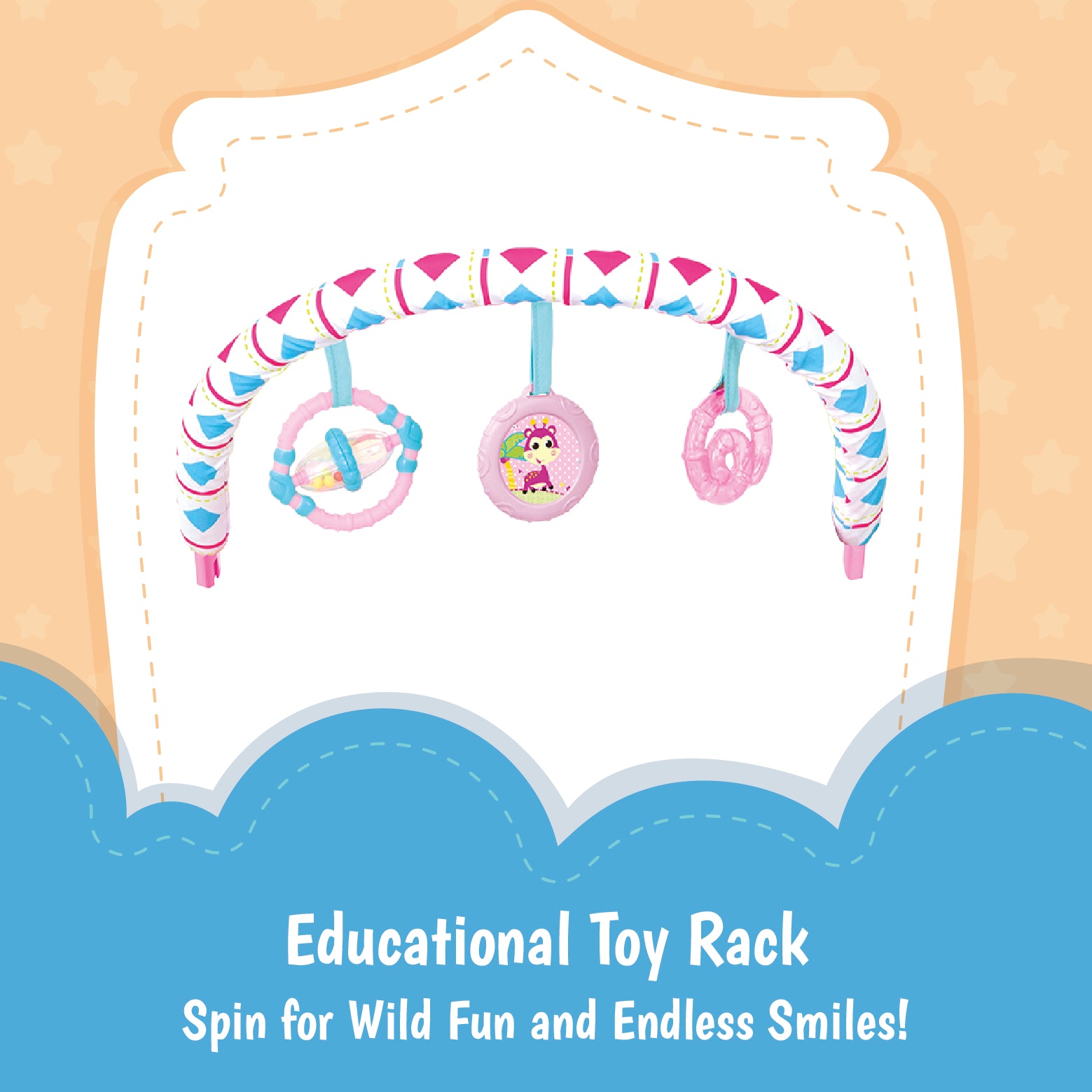 Mastela Bouncer Rocker - Pink