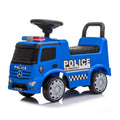 Lovely Baby Mercedes-Benz Police Truck Ride-On Push Car - Blue - product hero