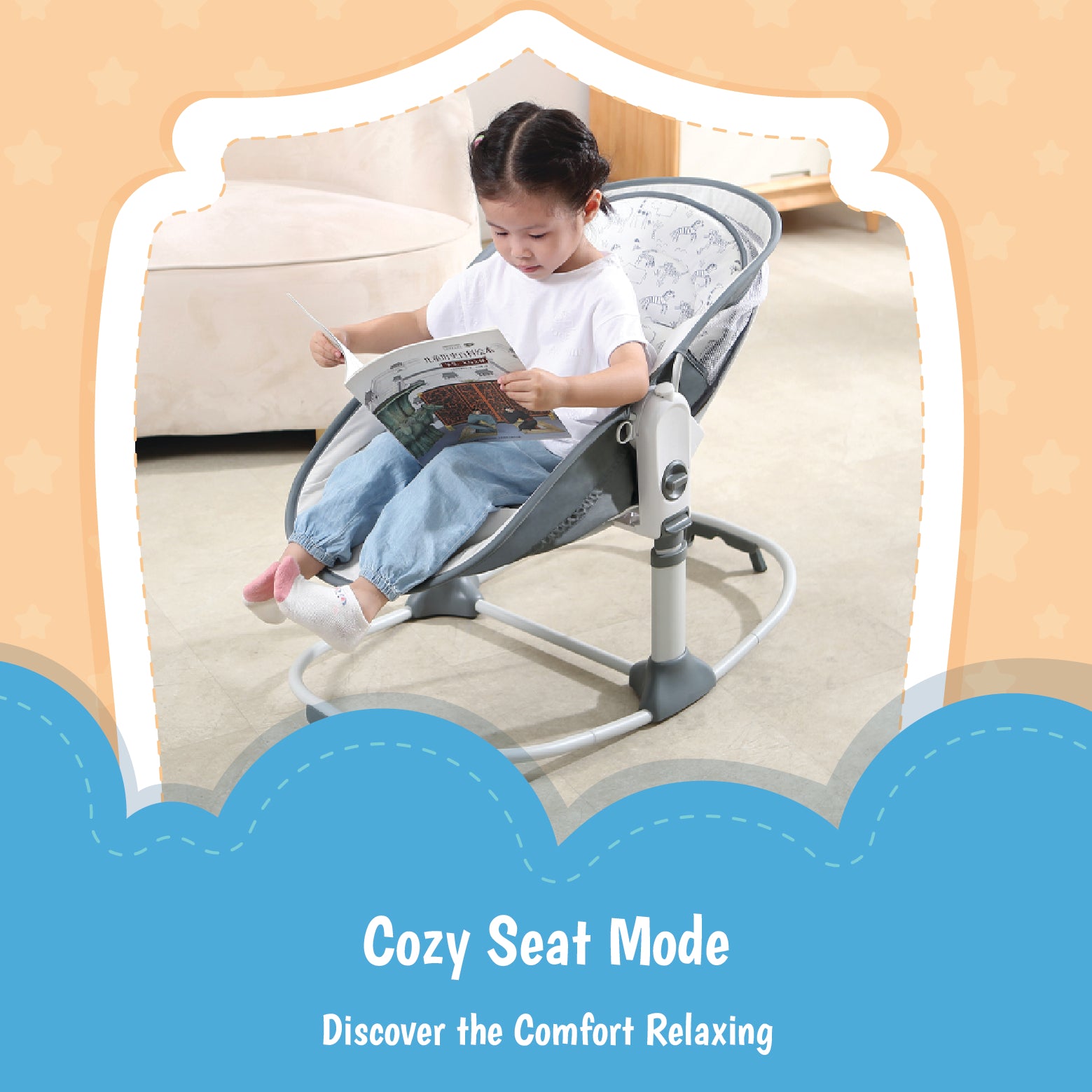 Mastela 6-in-1 Deluxe Multi-Functional Bassinet - White