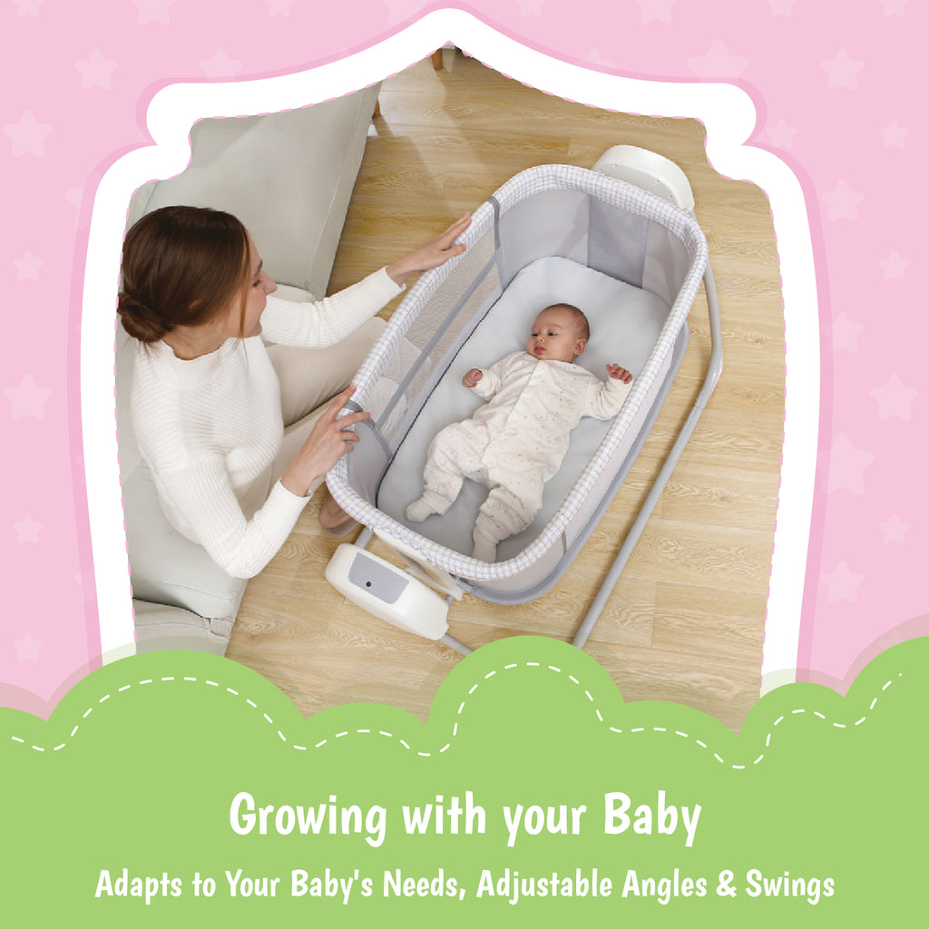 Mastela Deluxe 4 in 1 Bassinet - White