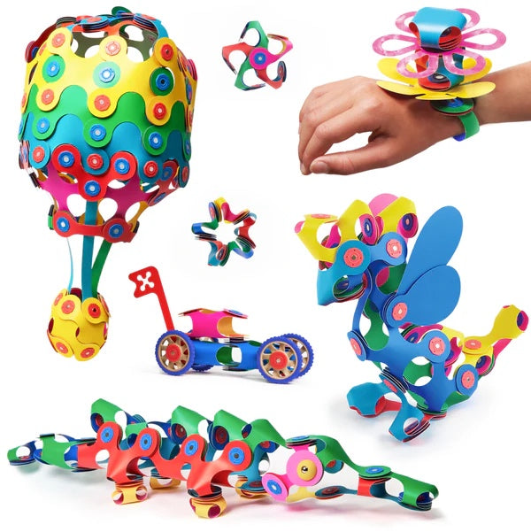 Clixo Family Pack - 150 Piece Magnetic Building Set