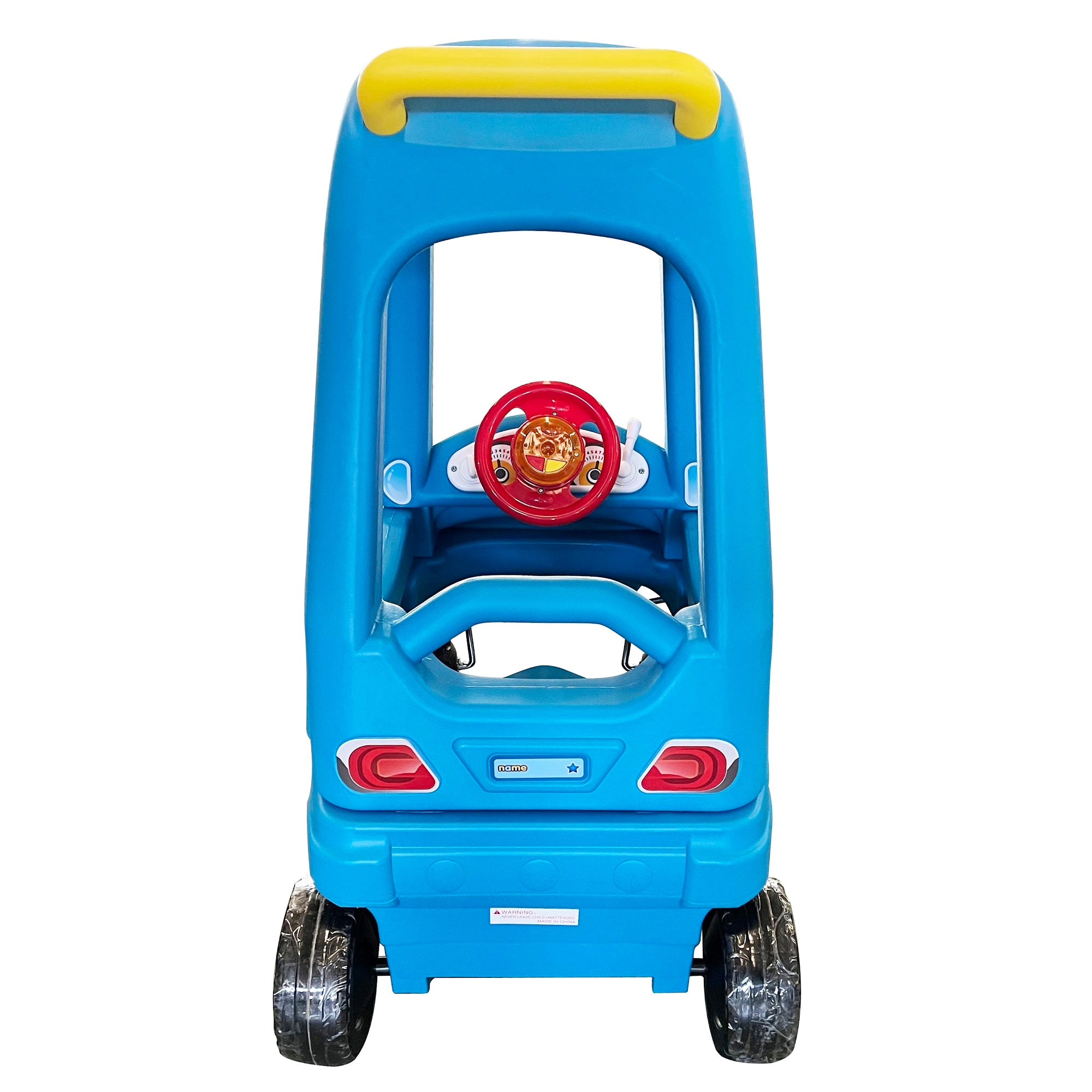 Lovely Baby Lovely Baby Cozy Coupe Ride-On Car - Blue - alternate angle