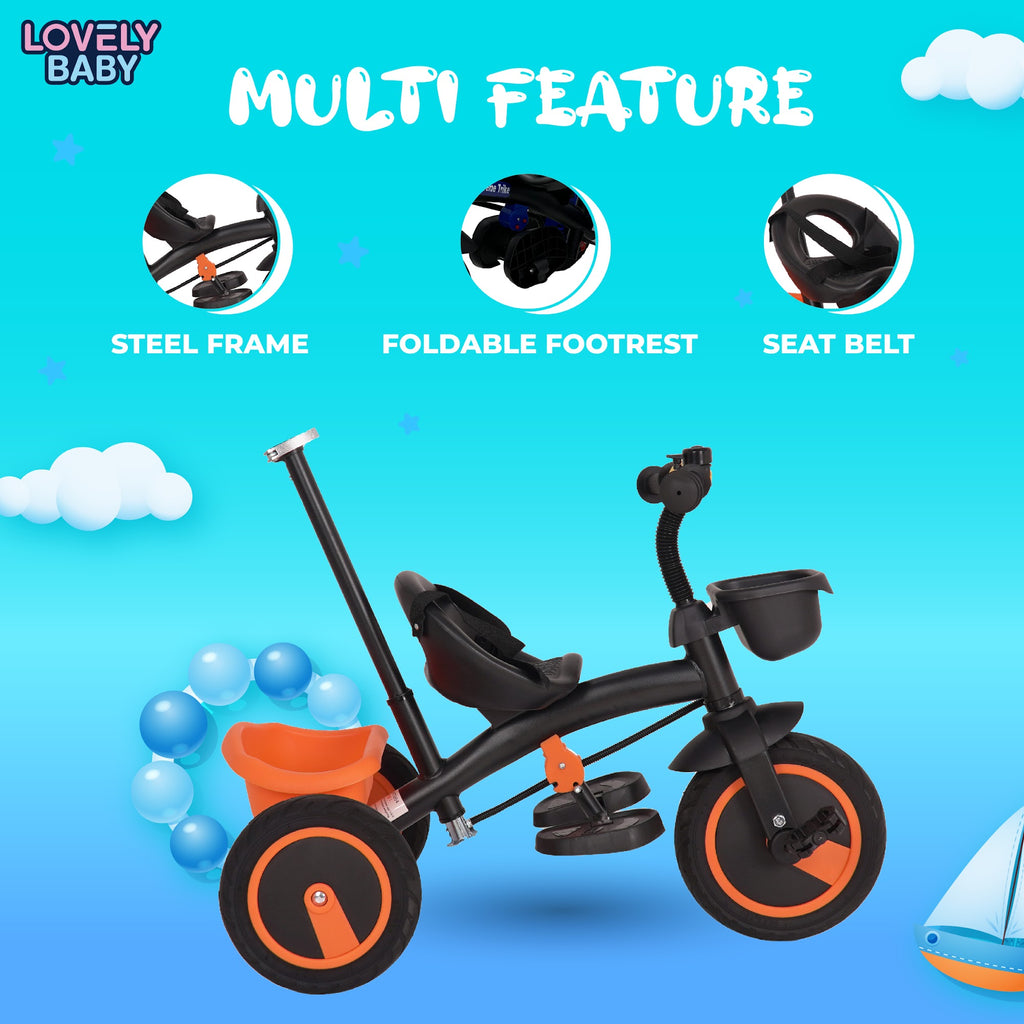 Lovely Baby Lovely Baby - Luv Lap Kids Tricycle - Orange - additional view 5