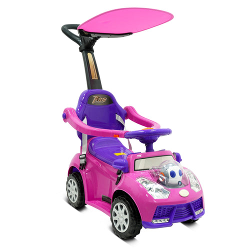 Lovely Baby Lovely Baby 3-in-1 Kids Ride-On Push Car - Purple - product hero