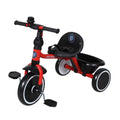 Lovely Baby Lovely Baby Foldable Toddler Tricycle with Seat Belt & EVA Wheels - Red - product hero