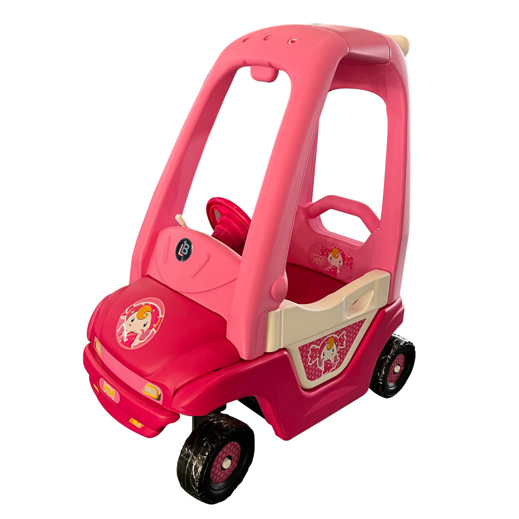 Lovely Baby Lovely Baby Cozy Coupe Ride-On Car - Pink - product hero