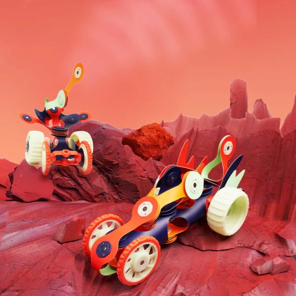 Clixo Mars Rovers Pack - 30 Piece Magnetic Building Set
