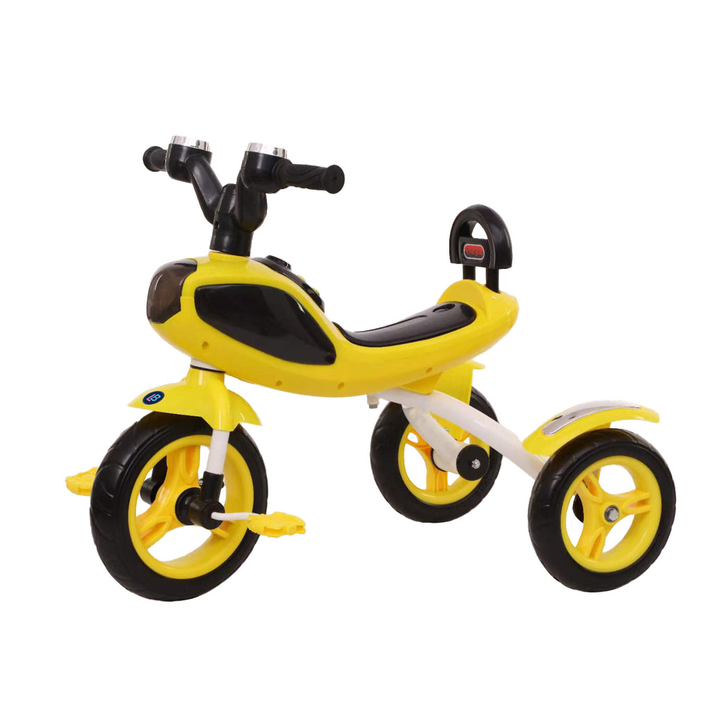 Lovely Baby Lovely Baby Smart Kids Tricycle with Interactive Lights & Music - Yellow - product hero