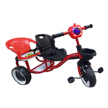 Lovely Baby Lovely Baby 2-Seater Kids Tricycle with Interactive Lights & Music - Red - alternate angle