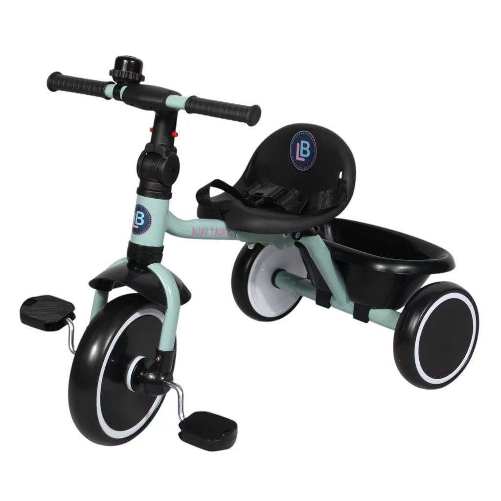Lovely Baby Lovely Baby Foldable Toddler Tricycle with Seat Belt & EVA Wheels - Blue - product hero