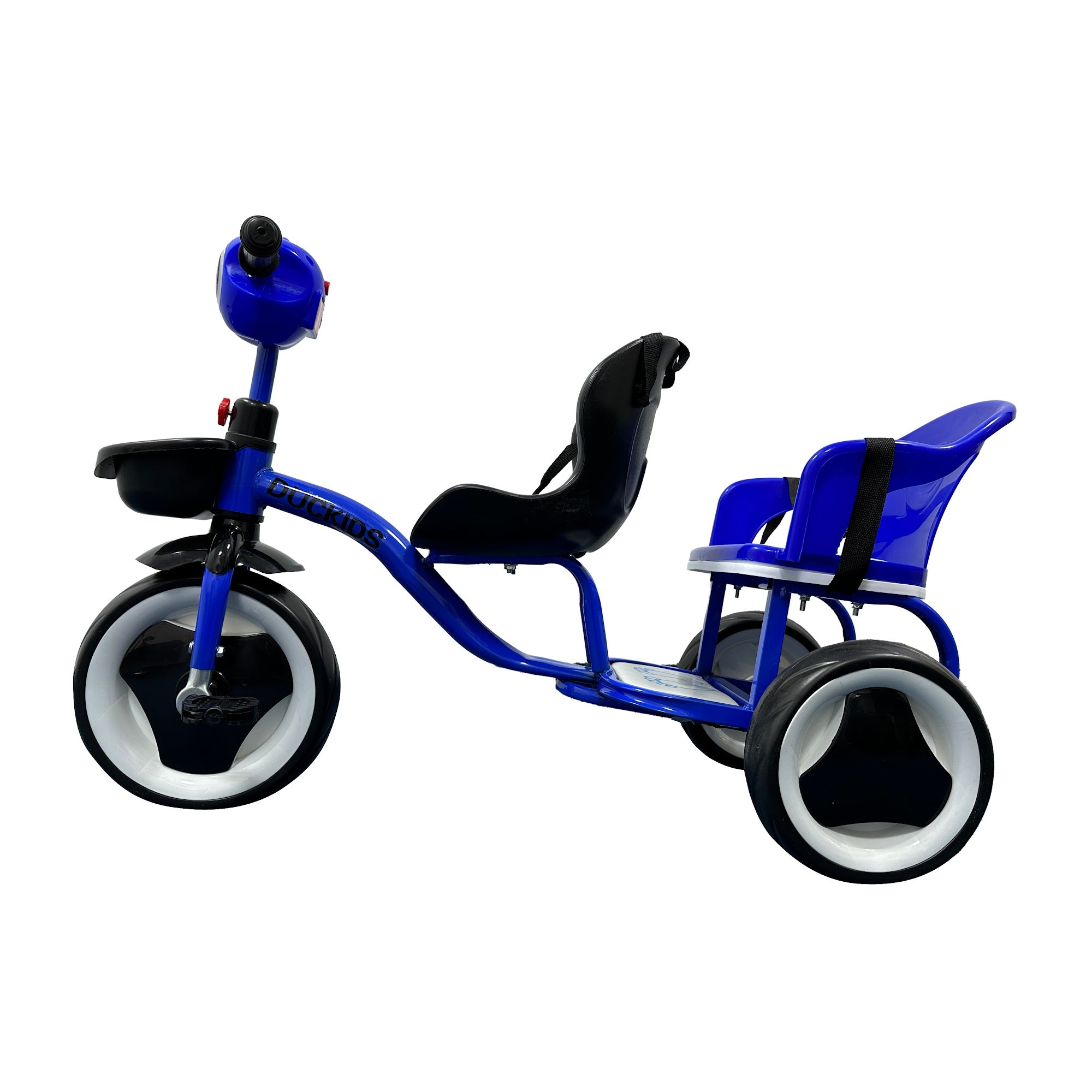Lovely Baby Lovely Baby 2-Seater Kids Tricycle with Interactive Lights & Music - Blue - additional view 6