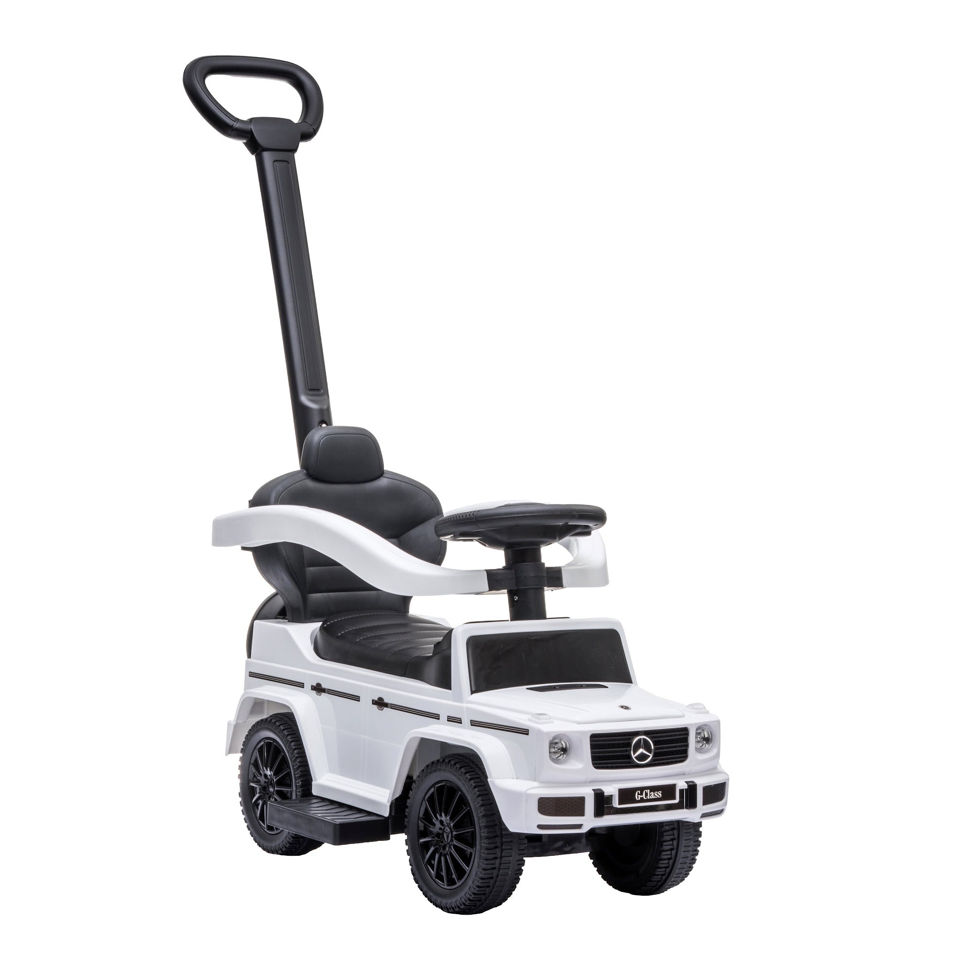 Lovely Baby Mercedes-Benz G-Class Kids Ride-On Push Car - White - lifestyle view