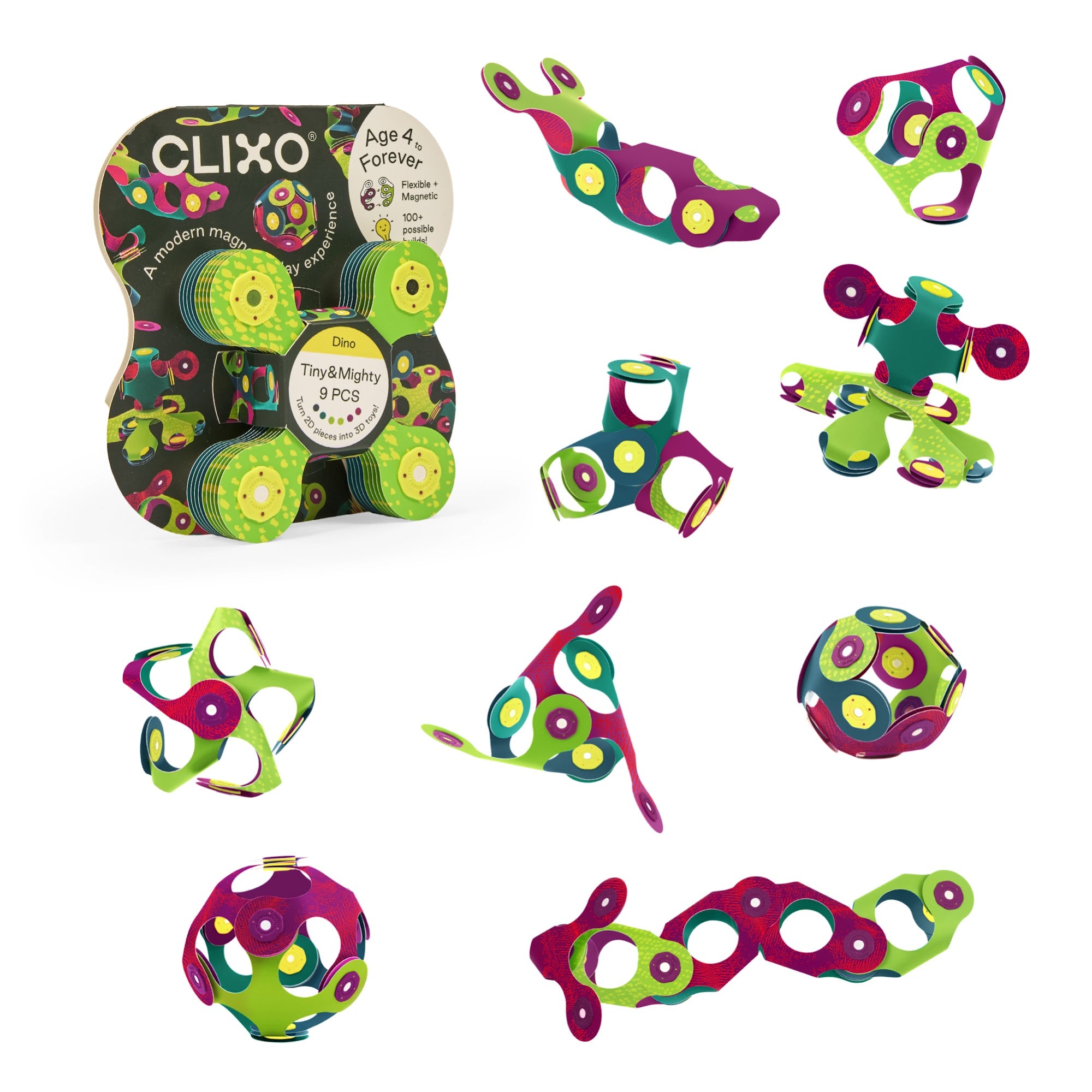 Clixo Tiny & Mighty Dino Pack