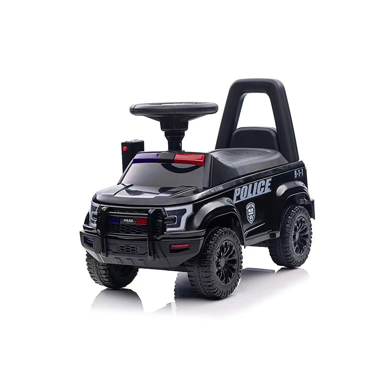 Lovely Baby Lovely Baby Police Patrol Kids Ride-On Push Car - Black - product hero