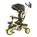Lovely Baby Lovely Baby Multi-Functional Kids Tricycle with 360° Rotating Seat & Canopy - Yellow - product hero