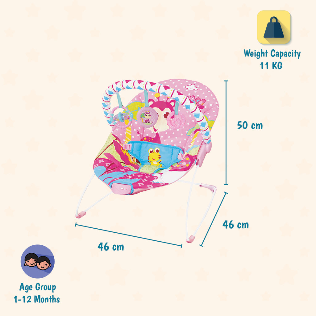 Mastela Bouncer Rocker - Pink