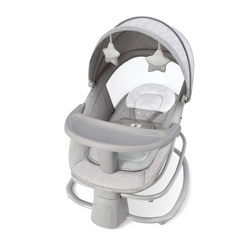 Mastela 4-in-1 Baby Rocking Chair - Light Grey