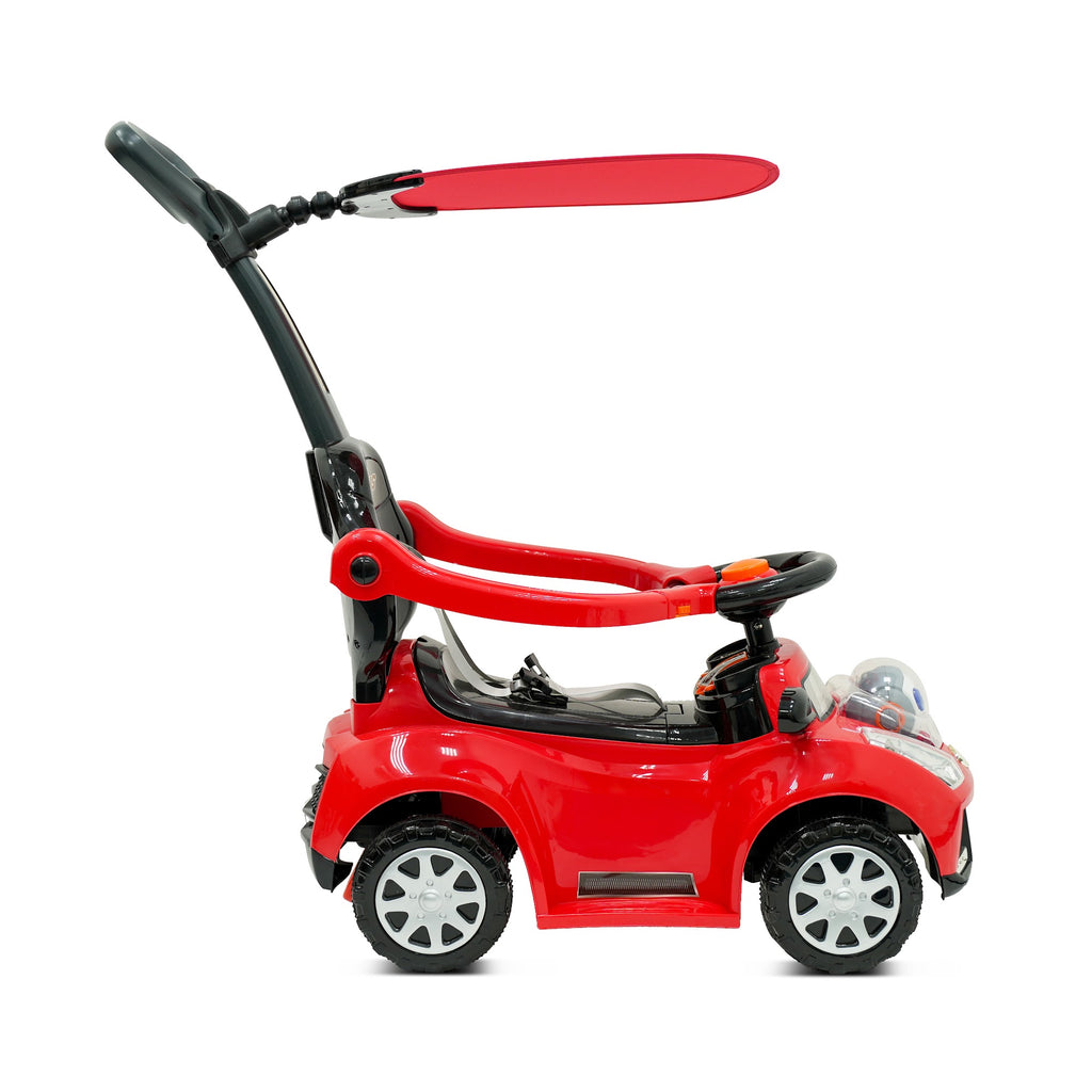 Lovely Baby Lovely Baby 3-in-1 Kids Ride-On Push Car - Red - alternate angle