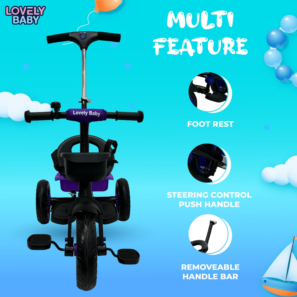 Lovely Baby Lovely Baby - Luv Lap Kids Tricycle - Purple - additional view 8