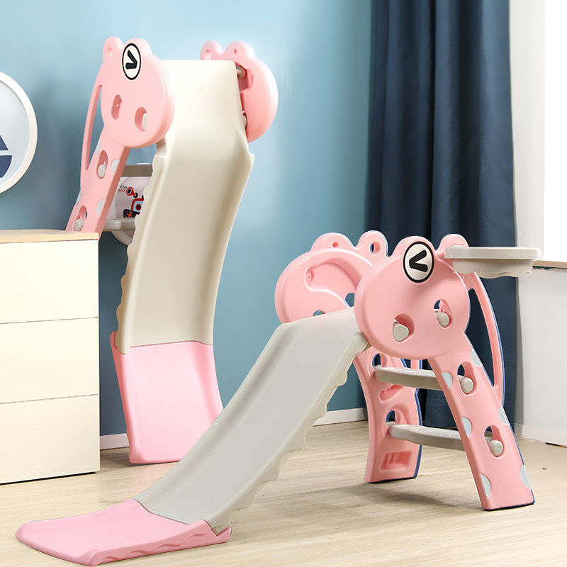 Slide W/ Basketball Hoop - Pink - Image 6