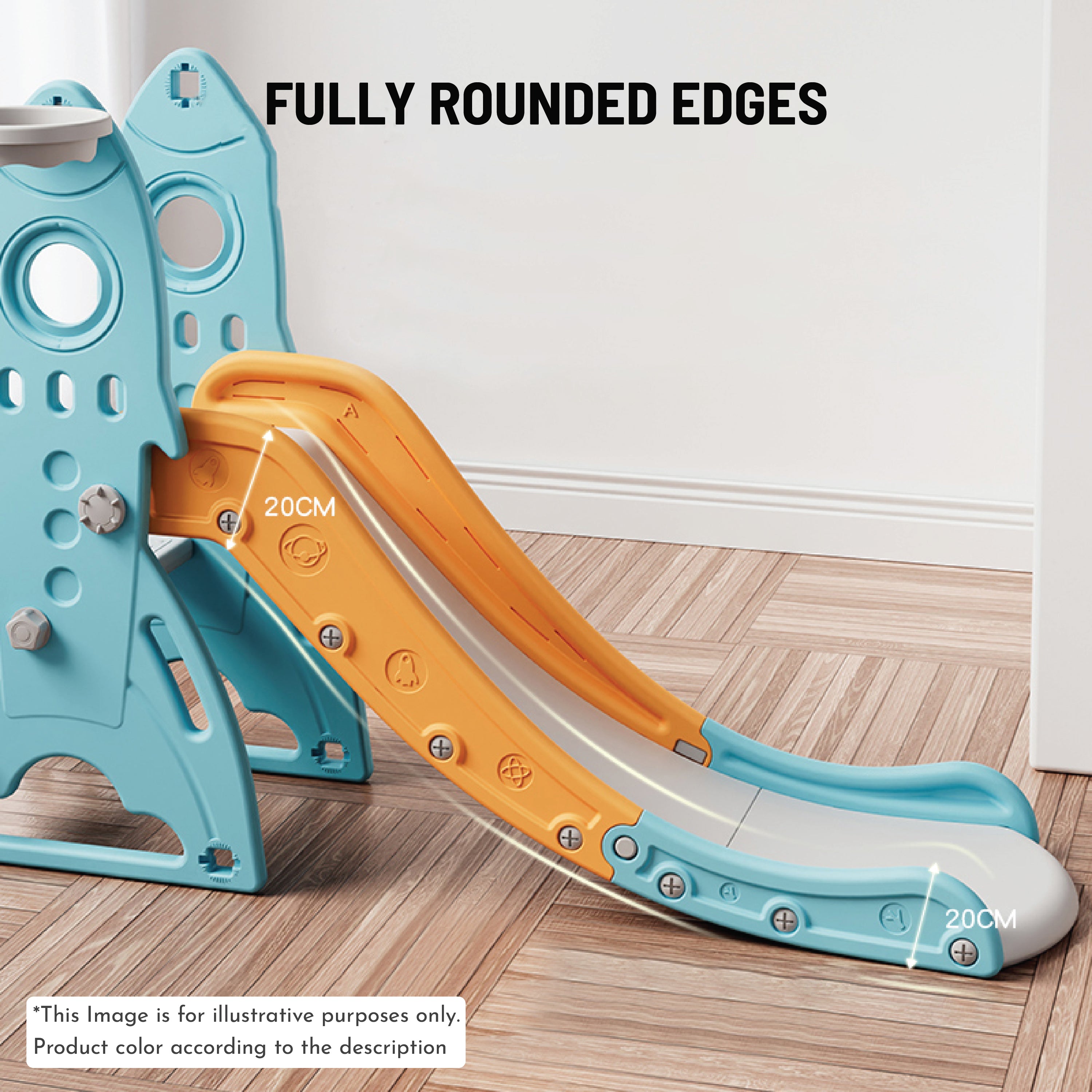 Rocket Slide w/ Basketball Hoop - Image 8