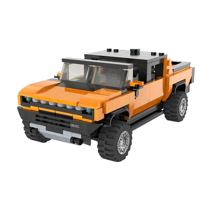 Rastar Bricks - Hummer EV Orange - 431 Pieces - Image 2