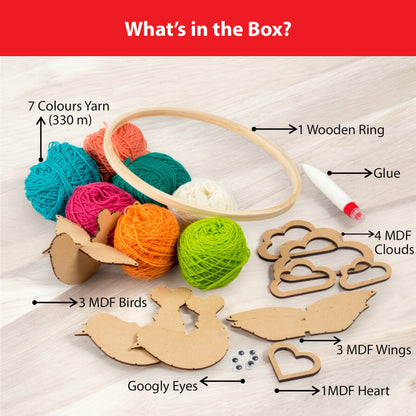 Yarn birds Craft Kit - Image 3