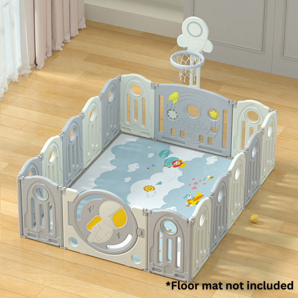 Kids Astronaut Playpen - W/ Basketball Hoop - 16 pcs - Image 8