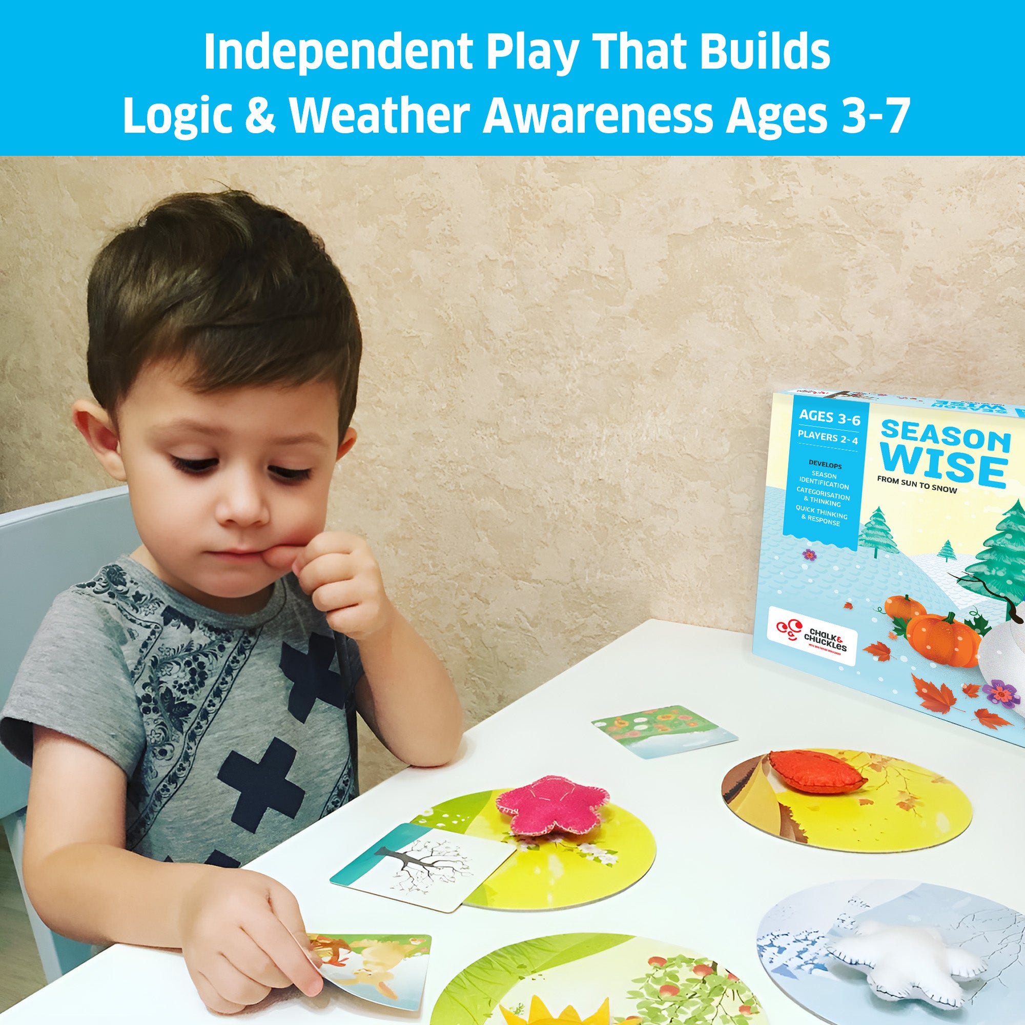 Chalk & Chuckles Season Wise - Memory Game (Ages 3 to 6) - Image 5