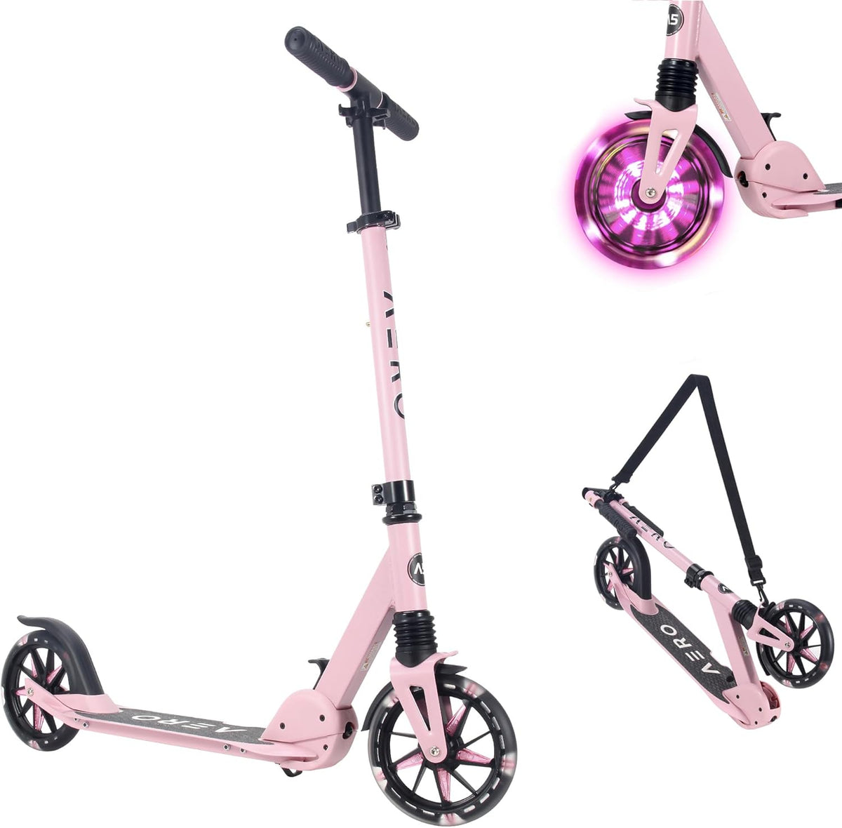 A5 Teen Foldable Scooter - Pink