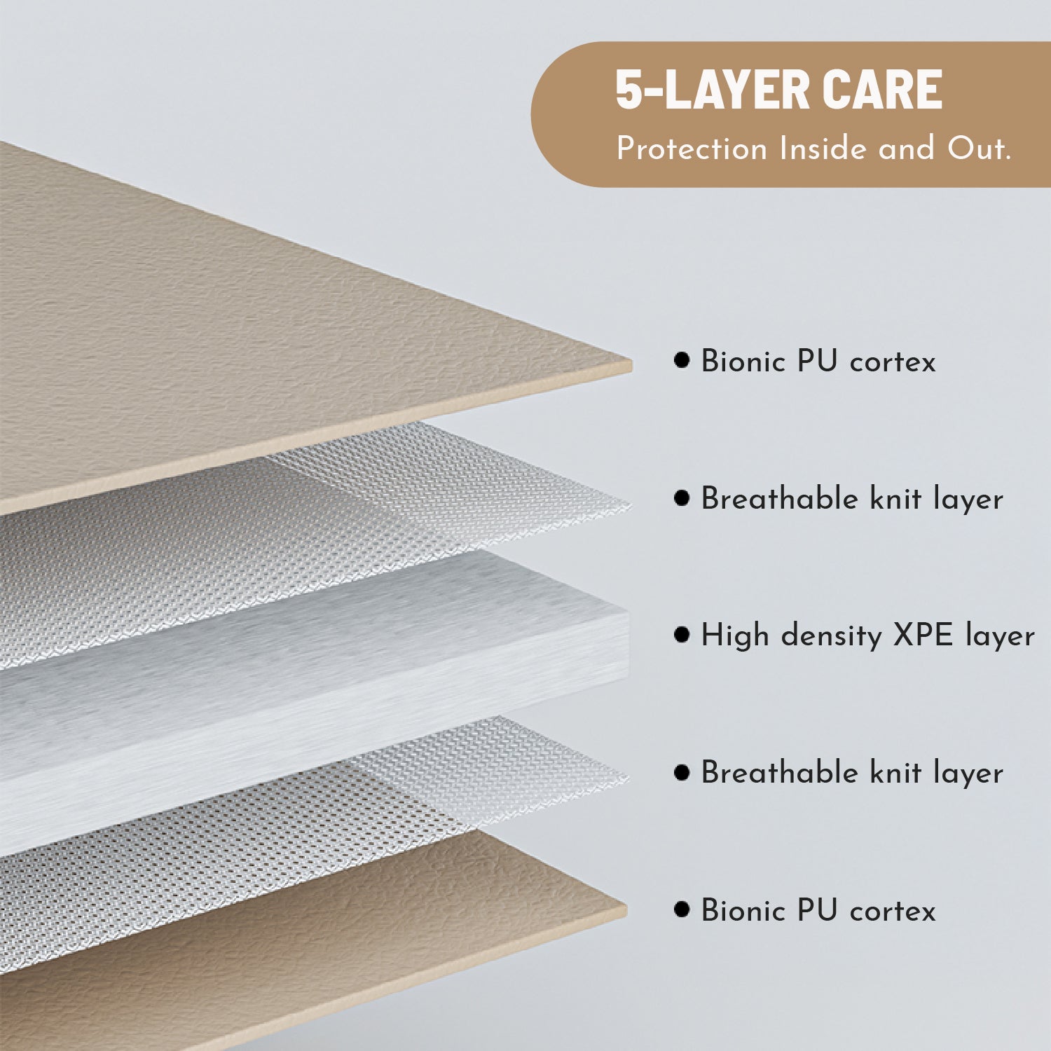 Indoor Soft Play Foam Mat - Brown - Image 6