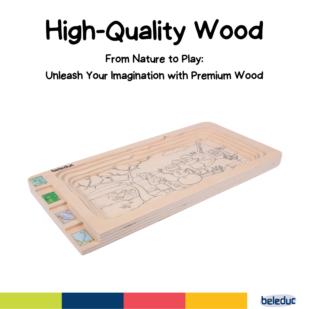 5 in 1 Layer Puzzle - 4 Seasons - Image 3