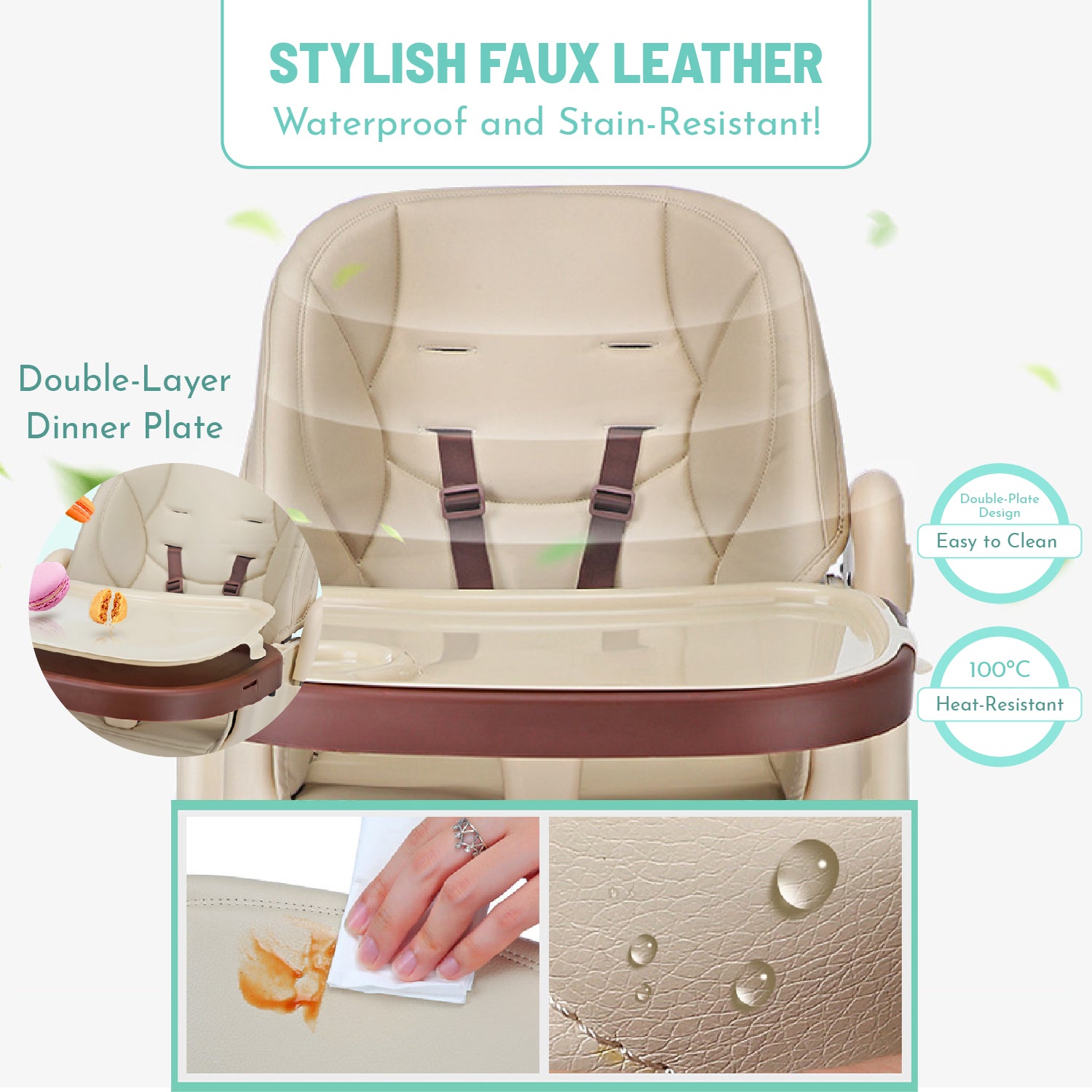 High Chair - Gold - Image 5