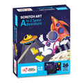 Chalk & Chuckles Scratch Art A to Z Space Adventure (Ages 4 to 9)